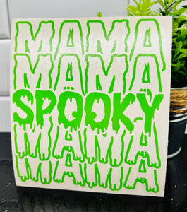 Spooky Mama Decal