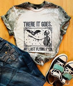 Last Flying Fuck Bleached Tee