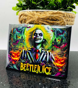 Beetlejuice Art Rectangle Fridge Magnet 2.5" x 3.5"