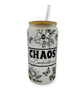 Chaos Coordinator Frosted Glass Can