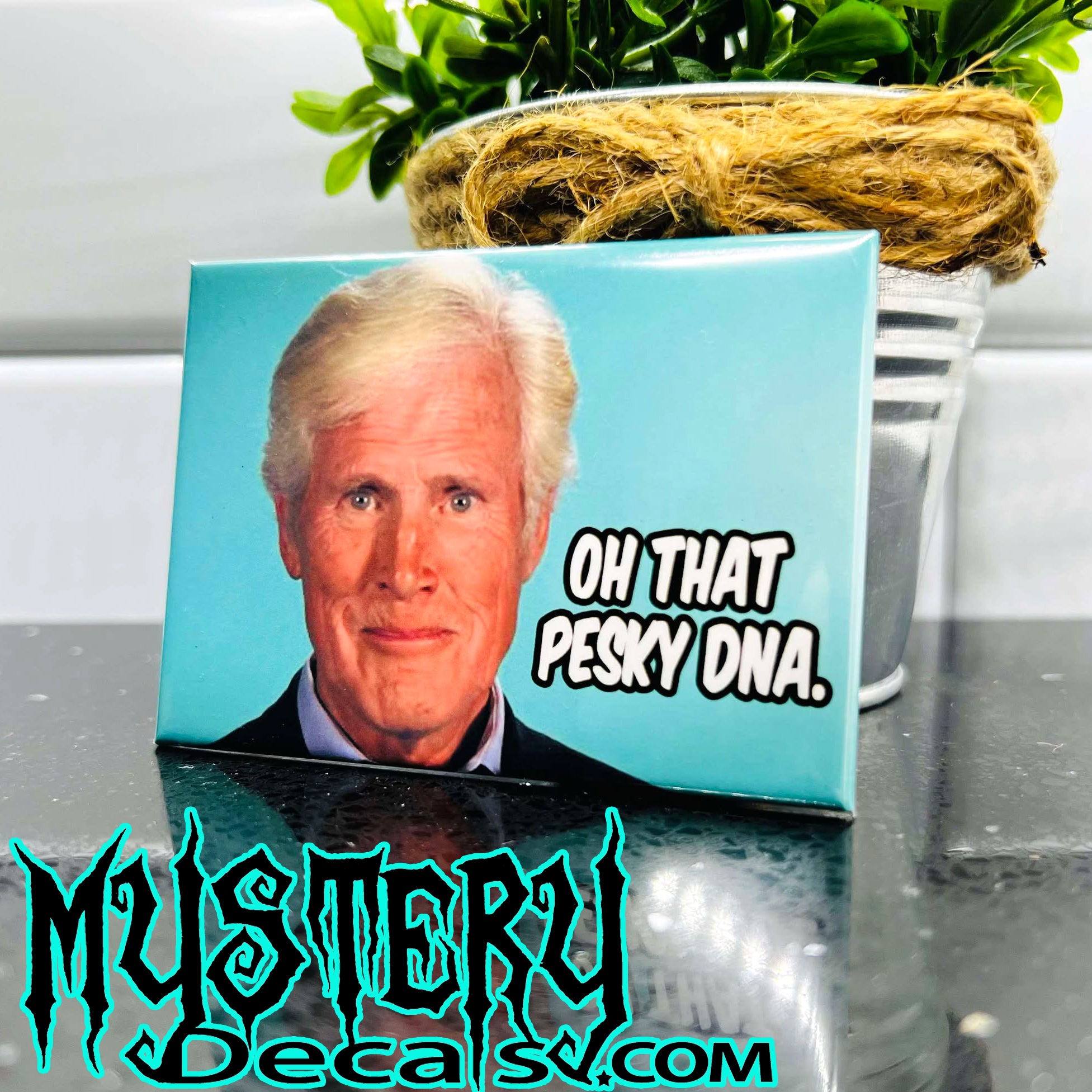 Keith Morrison Rectangle Fridge Magnet 2.5" x 3.5" Oh That Pesky DNA