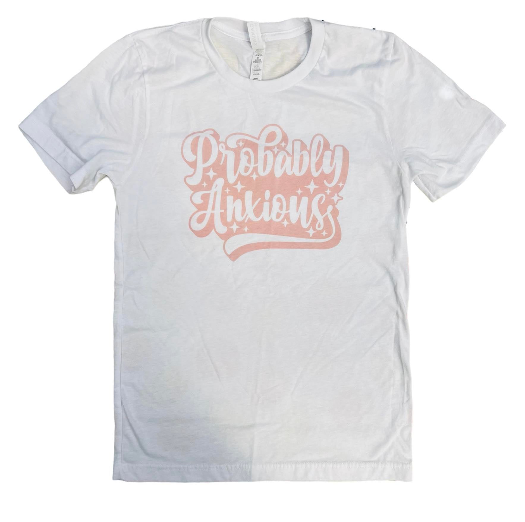Probably Anxious Tee in White