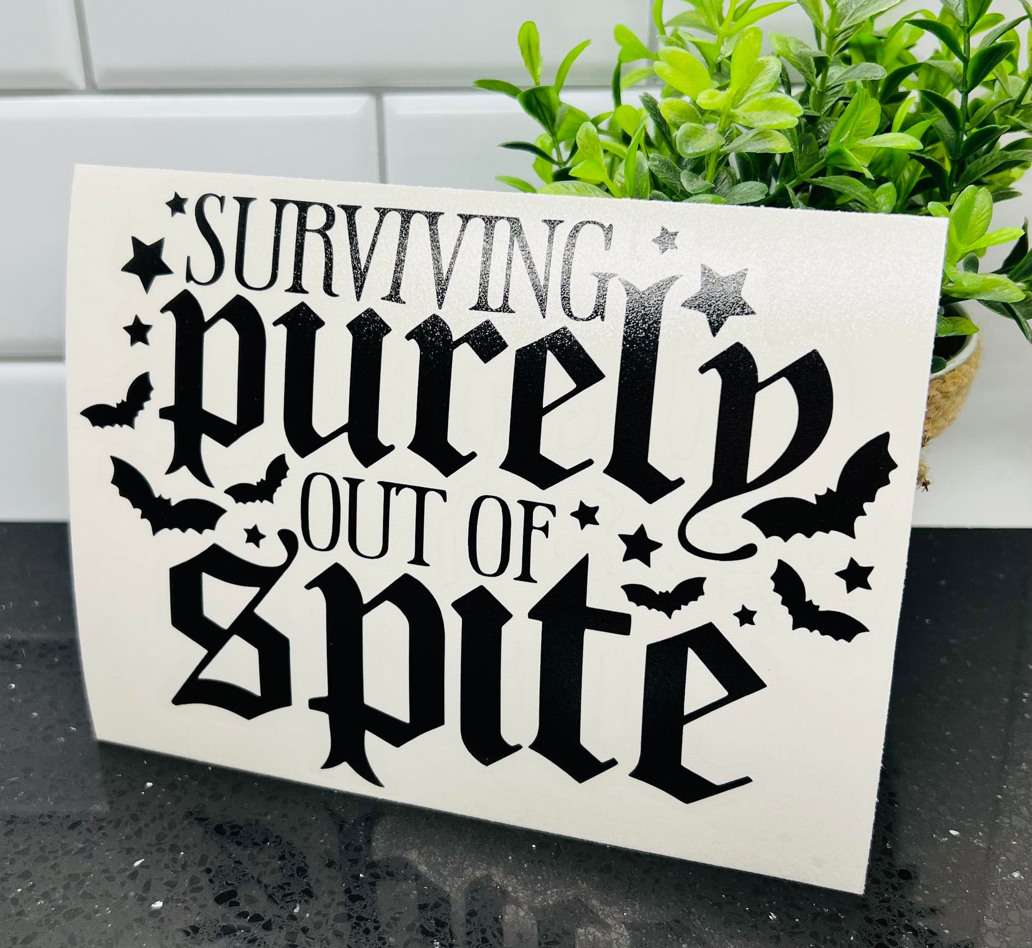 Surviving Purely out of Spite Decal