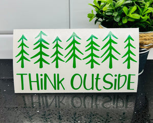 Think Outside Decal