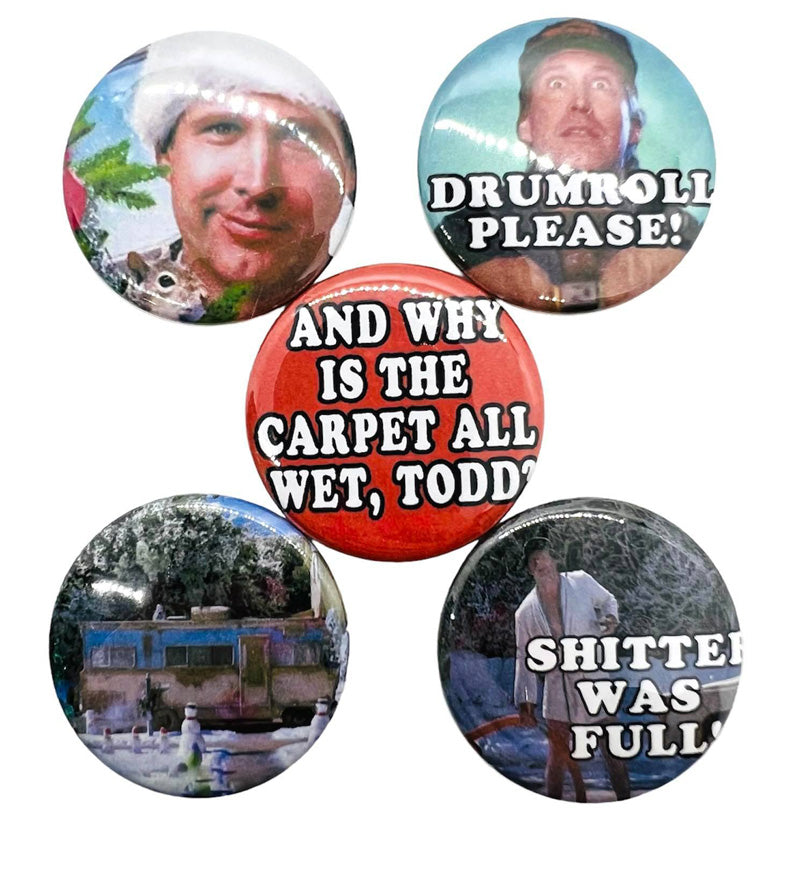 Christmas Vacation Buttons