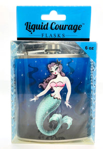 Art Deco Mermaid Flask **LAST ONE!**