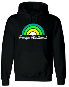 Pacific Northwest Sundown Hoodie in Black