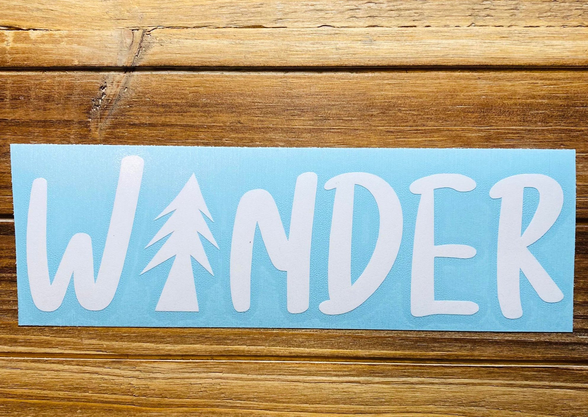 WANDER in the trees Decal